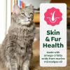 imageGreenies Feline Smart Purees Skin ampamp Fur Health Lickable Cat Treats with Real Salmon 049 oz Tubes 4 Count Pack of 11