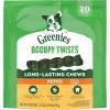 imageGreenies Occupy Twists Natural Dog Treats Petite Breed Size Chicken Flavor 175 oz Pack 20 Count