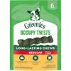 imageGreenies Occupy Twists Natural Dog Treats Regular Breed Size Chicken Flavor 865 oz Pack 6 Count
